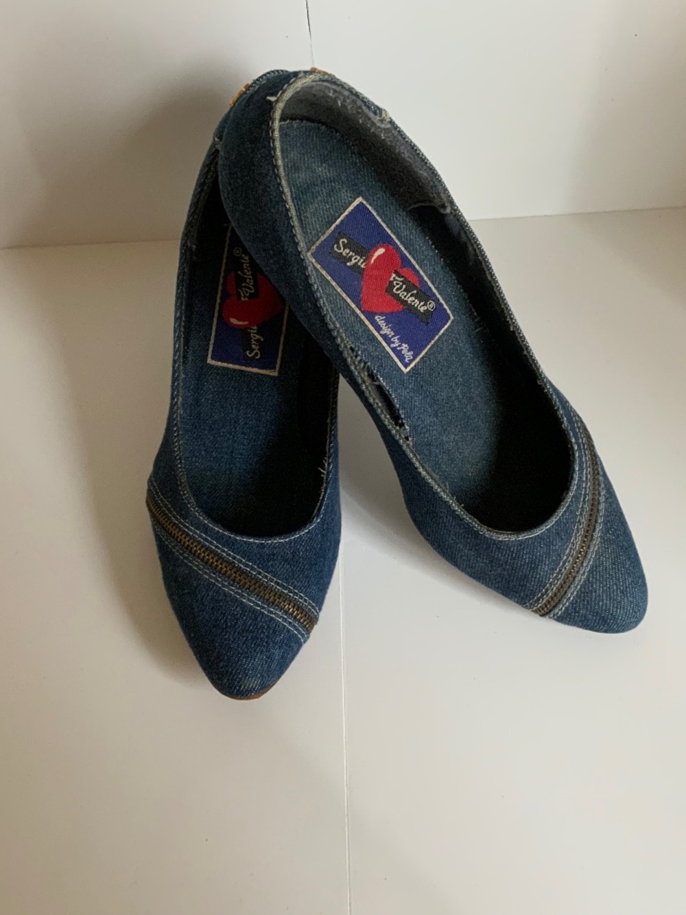 Vintage Sergio Valente pumps-denim